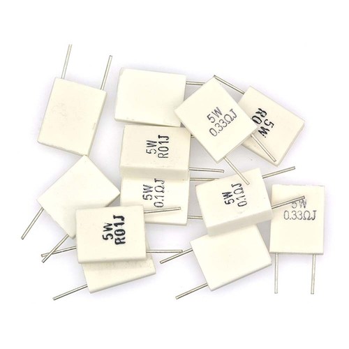 5W Non-Inductive Cement Resistor ±5% Values of 0.01Ohm-0.5Ohm Ceramic Resistor - Picture 3 of 5
