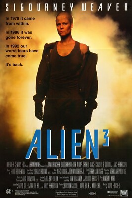 1992 Alien 3 Movie Poster 11X17 Ripley Dallas Sigourney Weaver