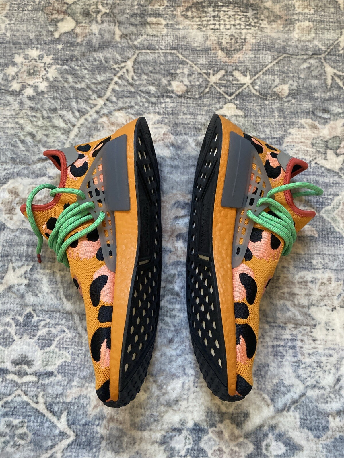 Adidas Fred Flintstone x NMD Human Race Animal Print collection Sz 10.5 Pharrell