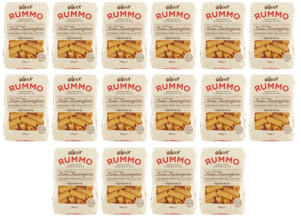 16X Rummo Rigatoni N°50 Pasta Teigwaren Aus Hartweizengrieß 500G-image