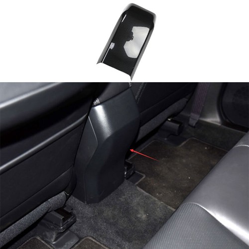 For Subaru Forester 2014-2018 ABS Carbon Fiber Rear Air Outlet Vent Frame Trim - Picture 1 of 12