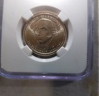 2007 George Washington Dollar, MISSING EDGE LETTERING, NGC MS65, Mint Error — photo 2
