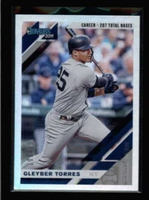 GLEYBER TORRES 2019 DONRUSS #157 CAREER STAT LINE #103/207 AN3533