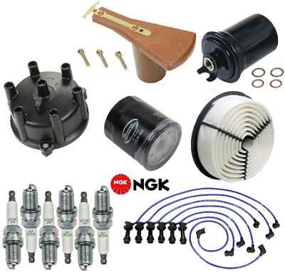 Complete Tune-Up Kit For Toyota Camry 1986-1991 – Filters, Cap, Rotor, Spark Plugs & Wires