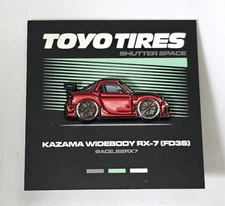 Leen Customs: Shutter Space Kazama Widebody RX-7 Limited Edition Pin #140/150