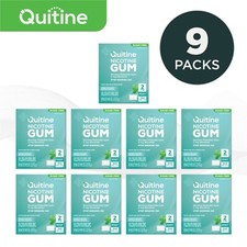 Quitine Nicotine Gum 2mg Traditional Mint 2160 Pieces 9 bulk boxes