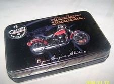 Harley Davidson Tin & Playing Cards.2 Decks w/ Limited Collector Tin Dyna Glide