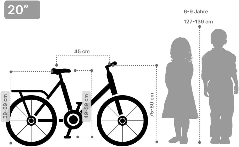 XB3 Kinderfahrrad 20 Zoll Shimano Nabendynamo Nexus 3 Gang StVZO Rücktrittbremse - Bild 2 von 4