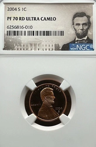 2004-S Lincoln Memorial Penny 1C NGC PF 70 RD Ultra Cameo