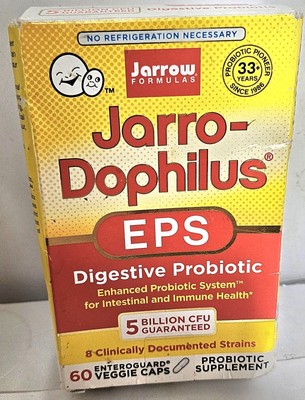 JARROW FORMULAS JARRO DOPHILLUS-EPS DIGESTIVE PROBIOTIC-5B CFU-60 ENTERIC CAPS