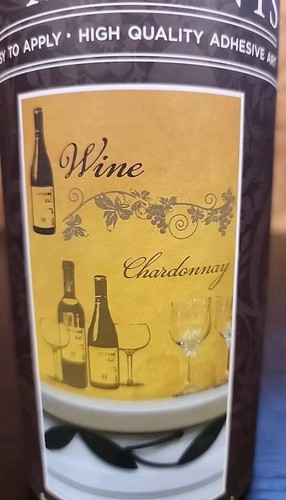 Set of 4 Designer Wall Accents Metallic Wine Chardonnay Decorator Wall Kit NIB - Picture 4 of 8