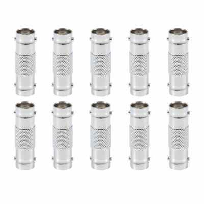 Fite ON 10pcs BNC to BNC Coupler Cable Connector for CCTV Security Camera System