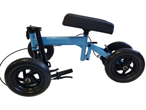 Adjustable Medical Folding Steerable Leg Knee Walker Scooter With Basket-JG9158 - 第 3/8 張圖片
