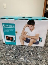 Mo Cuishle Shiatsu Neck Back Massager Pillow w. Heat Damage Box