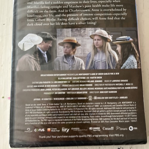 Anne of Green Gables: Fire And Dew (DVD) PBS LM Montgomery - Picture 8 of 9