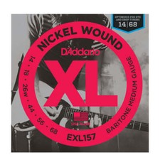 D'Addario EXL157 Nickel Wound, Baritone Medium, 14-68