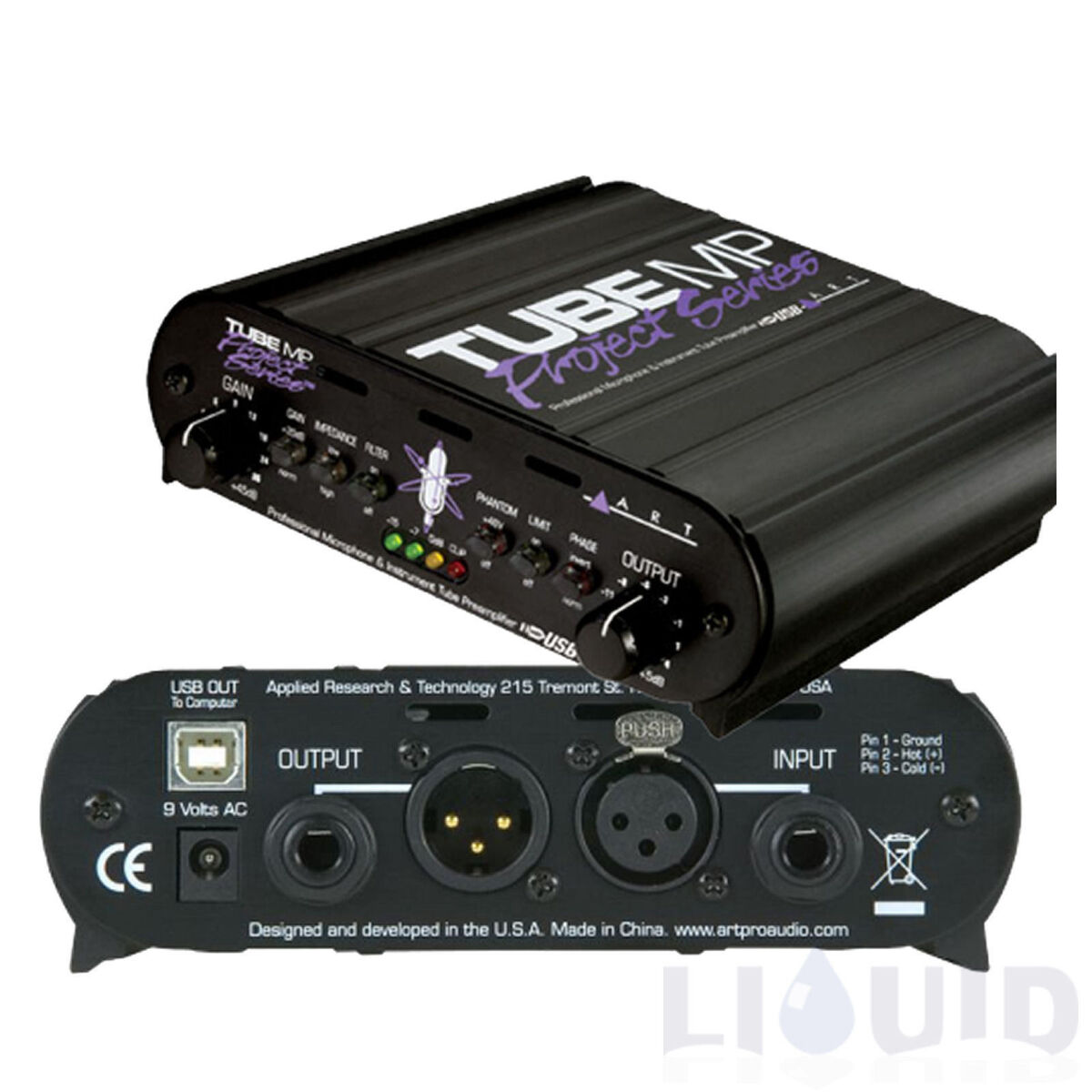 ART Tube MP Project Series USB Tube Mic Preamp w Variable ART Tube MP Project Series USB Tube Mic Preamp w Variable