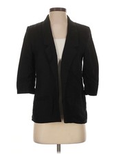 LC Lauren Conrad Women Black Blazer 2