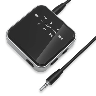 Aptx-Adaptive/Ll/Hd Bluetooth Audio Transmitter Receiver 3.5MM AUX Low Latency L