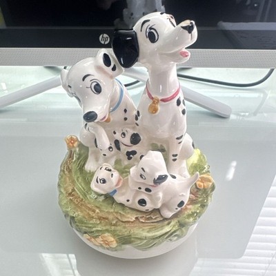 Disney Schmid Limited Edition 101 Dalmations Revolving Music Box, Edition # 2840