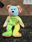 Ty Beanie Babies Peace Tie-Dye Bear Beanbag Plush w/ Hang Tag 1996 — photo 1