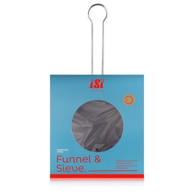 iSi Edelstahltrichter mit Siebeinsatz - aus hochwertigem Edelstahl (1er Pack)