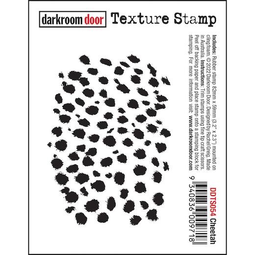 Darkroom Door Texture Cling Rubber Stamp - DDTS054 Cheetah