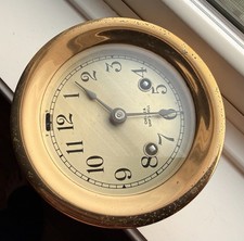 Chelsea Ships Bell Brass Marine Clock 6 Dial c.1945 Runs Serial #508163
