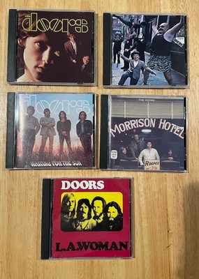 THE DOORS Lot of 5 CDs LA Woman Waiting For The Sun Strange Days Morrison Hotel