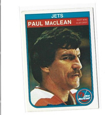 1982-83 O-Pee-Chee #386 Paul MacLean UER RC EX