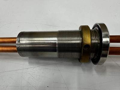 POLYCOLD BROOKS AUTOMATION MAXCOOL Cryogenic Vacuum Feedthrough 2''(50MM)
