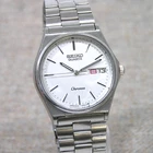 Vintage 80s SEIKO CHRONOS 8123-6130 Kanji Day Date New Battery JDM Import Japan