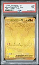 Pokemon Mega Charizard X ex Phantasmal Flames Mega Hyper Rare #130 PSA 9 Mint on eBay