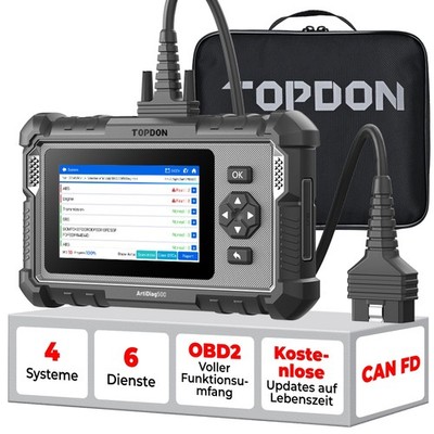 TOPDON ArtiDiag500 2.0 Profi KFZ OBD2 Diagnosegerät Scanner Fehlerauslesegerät