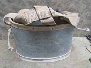 Vintage Handy Picking Bucket Fruit Pickers Equipment Lawrence Mi Orchard Tool 2