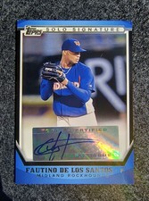 FAUTINO DE LOS SANTOS Autograph Card 2011 Topps Pro Debut Solo Signature