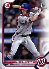 2022 Bowman Draft #BD-5 Jared McKenzie Washington Nationals 1st Bowman