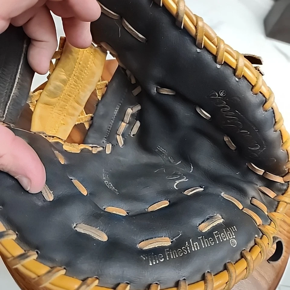 Перчатка Rawlings Pro-FBF Mark McGwire Pro модель первое основание правая дубленая воловья кожа олень - Изображение 3 из 4