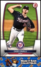 Cade Cavalli 2023 Bowman #94 Washington Nationals Rookie RC