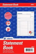 Adams All-Purpose Carbon Copy Statement Book, 2-Part, 5.56 x 8.44 Inches