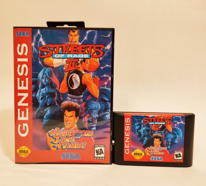 Streets of Rage 2 Aggressors of Dark Kombat for Sega Genesis/Mega Drive