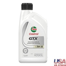 GTX 5W-20 Synthetic Blend Motor Oil Double Action Engine Cleaning 1 Quart New 38.64 per gallon