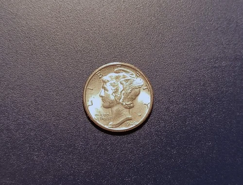 Very Choice BU 1945-D Mercury Dime