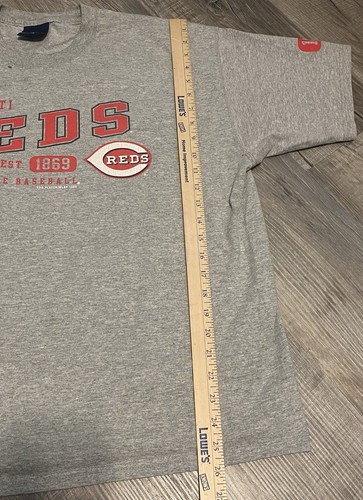 Camiseta De Colección 1999 Cincinnati Reds MLB Pro Player Manga Corta Talla Grande - Imagen 7 de 8