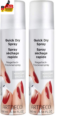 ARTDECO Quick Dry Nagellack-Schnelltrocknerspray, 1 X 100 Ml (Packung Mit 2)