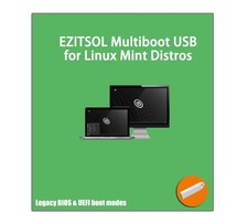 USB for Linux Mint 22 21.3 64bit, 19.3 32bit - 3IN1 Bootable Linux USB Flas...