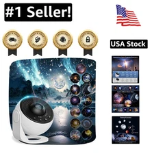 Decorative Milky Way Projector - 13 Scenarios & Adjustable Focal Length Lighting