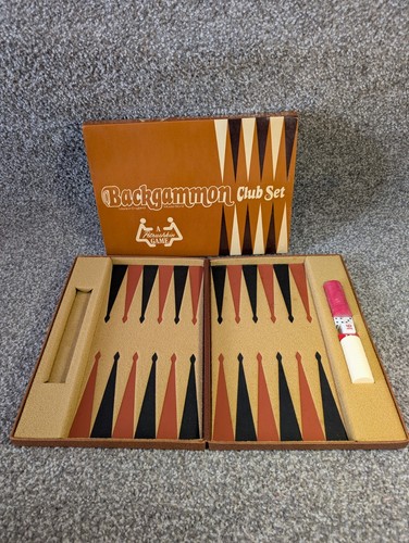 Vintage A Petrushkin Backgammon Club Set Game Complete