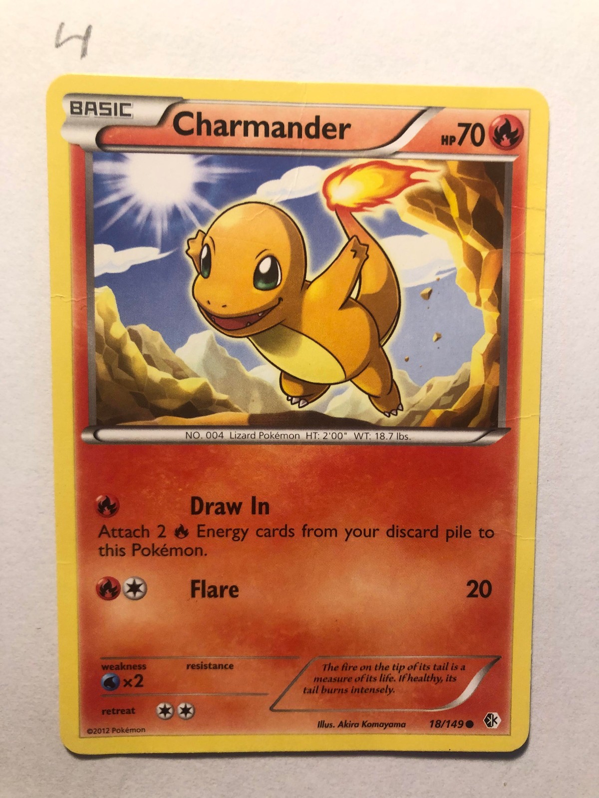 Charmander Boundaries Crossed 18/149 LP/NM