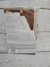 2006 Plaid Bucilla Pretty Posies Pillowcases Stamped For Cross Stitch New 45098